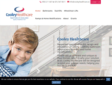 Tablet Screenshot of cooleyhealthcare.ie